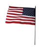 U.S. Classroom Flag, 16" x 24" with Staff, Pack of 3 U.S. Classroom Flag, 16" x 24" with Staff, Pack of 3