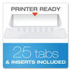 Extra Capacity Reinforced Hanging File Folders with Box Bottom, 4" Capacity, Letter Size, 1/5-Cut Tabs, Green, 25/Box