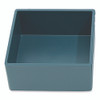 Three-Piece Plastic Drawer Organizer, 3.23 x 3.23 x 1.47, 6.26 x 3.23 x 1.47, 9.5 x 3.23 x 1.47, Teal, 3/Set