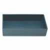 Three-Piece Plastic Drawer Organizer, 3.23 x 3.23 x 1.47, 6.26 x 3.23 x 1.47, 9.5 x 3.23 x 1.47, Teal, 3/Set