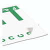 AlphaZ Color-Coded First Letter Combo Alpha Labels, C/P, 1.16 x 3.63, Dark Green/White, 5/Sheet, 20 Sheets/Pack