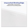 Preprinted Legal Exhibit Side Tab Index Dividers, Avery Style, 25-Tab, 1 to 25, 11 x 8.5, White, 1 Set