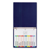 Customizable TOC Ready Index Multicolor Tab Dividers, 12-Tab, 1 to 12, 11 x 8.5, White, Contemporary Color Tabs, 1 Set