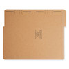 Top Tab Fastener Folders, 1/3-Cut Tabs: Assorted, 0.75" Expansion, 2 Fasteners, Legal Size, Kraft Exterior, 50/Box