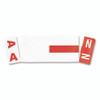 AlphaZ Color-Coded Labels Starter Set, A-Z, 1.16 x 3.13, Assorted, 5/Sheet, 300 Sheets/Box