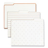 Letter-Size Desktop Fashion Filing Set, Rose Gold, (1) Rack, (3) Hanging Folders, (3) File Folders, (2) Trays,(1) Mail Sorter