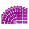 AlphaZ Color-Coded Second Letter Alphabetical Labels, E, 1 x 1.63, Purple, 10/Sheet, 10 Sheets/Pack