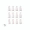 Micro-Gel Fingertips, Size 11, Small, Clear, 12/Pack