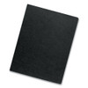 Expressions Linen Texture Presentation Covers for Binding Systems, Black, 11.25 x 8.75, Unpunched, 200/Pack