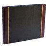 Detailed Visitor Register Book, 8 Column Format, Black Cover, 12.25 x 9.5 Sheets, 208 Sheets/Book
