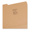 Heavyweight Kraft File Folder, 1/3-Cut Tabs: Assorted, Letter Size, 0.75" Expansion, 17-pt Kraft, Brown, 50/Box