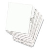 Avery-Style Preprinted Legal Side Tab Divider, 26-Tab, Exhibit C, 11 x 8.5, White, 25/Pack, (1373)