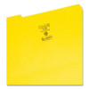 Reinforced Top Tab Colored File Folders, 1/3-Cut Tabs: Assorted, Legal Size, 0.75" Expansion, Yellow, 100/Box
