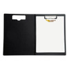 Portfolio Clipboard with Low-Profile Clip, Portrait Orientation, 0.5" Clip Capacity, Holds 8.5 x 11 Sheets, Red