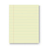 Glue Top Pads, Narrow Rule, 50 Canary-Yellow 8.5 x 11 Sheets, Dozen