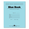 Examination Blue Book, Wide/Legal Rule, Blue Cover, (6) 8.5 x 7 Sheets, 1,000/Carton