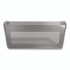 Unbreakable Plastic Wall File, Legal Size, 15.4" x 4" x 7.6", Smoke