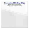 Preprinted Legal Exhibit Side Tab Index Dividers, Allstate Style, 10-Tab, 4, 11 x 8.5, White, 25/Pack