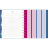 Harmony Weekly/Monthly Poly Planner, 8.88 x 7.69, Blue/Gold Cover, 13-Month (Jan to Jan): 2025 to 2026