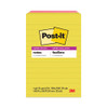 Super Sticky Notes - Summer Joy Collection - 4" x 6" Lined, 3-Pack