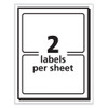 Printable Adhesive Name Badges, 3.38 x 2.33, White, 100/Pack