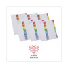 Deluxe Table of Contents Dividers for Printers, 15-Tab, 1 to 15; Table Of Contents, 11 x 8.5, White, 6 Sets