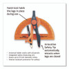 Locking Compass and Protractor Set, 12" Maximum Diameter, 6" Ruler Edge, Randomly Assorted Colors
