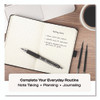 Signo 207 Gel Pen, Retractable, Medium 0.7 mm, Black Ink, Smoke/Black Barrel, 4/Pack