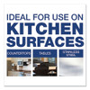 Disinfecting All-Purpose Spray and Glass Cleaner, Fresh Scent, 1 gal Bottle, 3/Carton