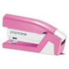 InCourage Spring-Powered Compact Stapler with Antimicrobial Protection, 20-Sheet Capacity, Pink/Gray