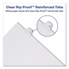 Preprinted Legal Exhibit Side Tab Index Dividers, Allstate Style, 10-Tab, 2, 11 x 8.5, White, 25/Pack