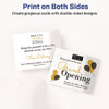 Photo-Quality Printable Postcards, Inkjet, 74 lb, 4.25 x 5.5, Glossy White, 100 Cards, 4 Cards/Sheet, 25 Sheets/Pack