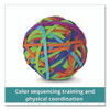 Rubber Band Ball, 2.5" Diameter, Assorted Colors, 250 Bands/Ball, 36/Carton