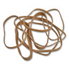 Rubber Bands, Size 54 (Assorted), Assorted Gauges, Beige, 1 lb Box