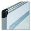 3-in-1 Planner Board, Monthly Planning/Scheduling Calendar, 24" x 18", Tan/White/Blue Surface, Satin Aluminum Frame