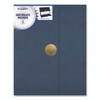 Tri-Fold Certificate Holder, 9.25 x 12.5, Navy Blue, 5/Pack