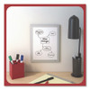 Mini Melamine Dry Erase Board, 8.5" x 11" White Surface, Aluminum Frame