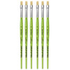 FIT Synthetics Student Brush, Synthetic, Acrylic & Oil, Flat, Series 379, Size 6, Pack of 6