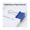 Binder Clips with Storage Tub, Medium, Assorted Colors, 24/Pack