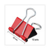 Binder Clips with Storage Tub, Medium, Assorted Colors, 24/Pack