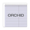 Prism Steno Pads, Gregg Rule, Orchid Cover, 80 Orchid 6 x 9 Sheets, 4/Pack