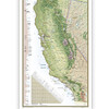 Pacific Crest Trail Map, Laminated, 18" x 48" Pacific Crest Trail Map, Laminated, 18" x 48"