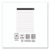 Notepads, Meeting-Minutes/Notes Format, 50 White 8.5 x 11.75 Sheets, 6/Pack