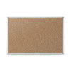 Economy Cork Board with Aluminum Frame, 24" x 18", Tan Surface, Satin Aluminum Frame Economy Cork Board with Aluminum Frame, 24" x 18", Tan Surface, Satin Aluminum Frame