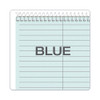 Prism Steno Pads, Gregg Rule, Blue Cover, 80 Blue 6 x 9 Sheets, 4/Pack