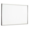 ARC Frame Cubicle Board, Magnetic Dry Erase, 14" x 11", White Surface, Satin Aluminum Frame