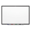Classic Series Nano-Clean Dry Erase Board, 24" x 18", White Surface, Black Aluminum Frame