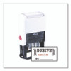 Self-Inking Message Stamp with Blank "By" Line, 12 Years, RECEIVED, 1.63" x 0.88", Black/Red Ink