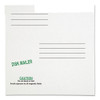 Redi-File Disk Pocket/Mailer for CDs/DVDs, Square Flap, Tuck-Tab Closure, 6 x 5.88, White, 10/Pack