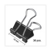 Binder Clips Value Pack, Small, Black/Silver, 36/Box